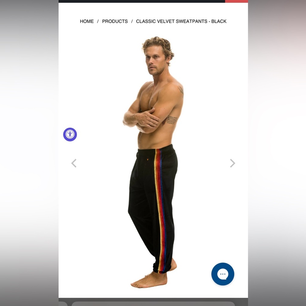 Aviator Nation Black Sweatpants